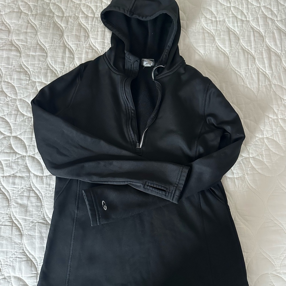 Champion Women's Black Quarter-zip Hoodie - Picture 4 of 5